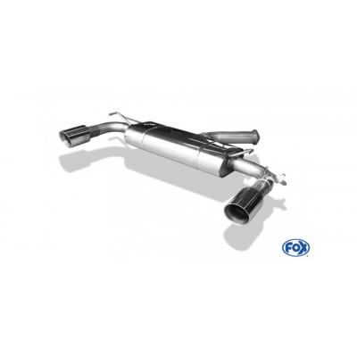 FOX Escape trasero salida cruzada derecha / izquierda - 1x114 tipo 25 Hyundai i30N Performance Fastback Año: 2,0l 202kW