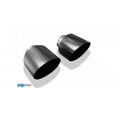 Tubo de escape Fastback Hyundai i30N Performance para el silenciador original - 1x114 tipo 25 derecho/izquierdo negro mate