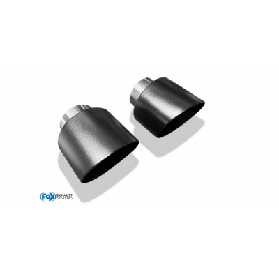 Tubo de escape Fastback Hyundai i30N Performance para el silenciador original - 1x114 tipo 25 derecho/izquierdo negro mate