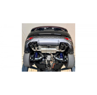 Hyundai Tucson NX4 - 4x2 y 4x4 Escape deportivo derecho/izquierdo - 4x90 tipo 14 con tapa negra 4x100mm