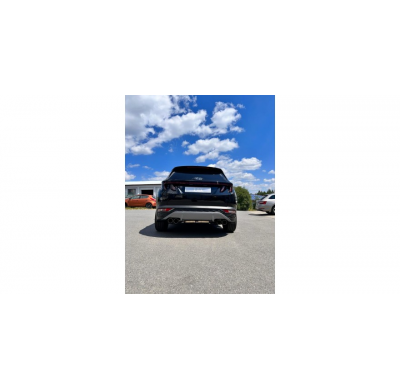 Hyundai Tucson NX4 - 4x2 y 4x4 Escape deportivo derecho/izquierdo - 4x90 tipo 14 con tapa negra 4x100mm