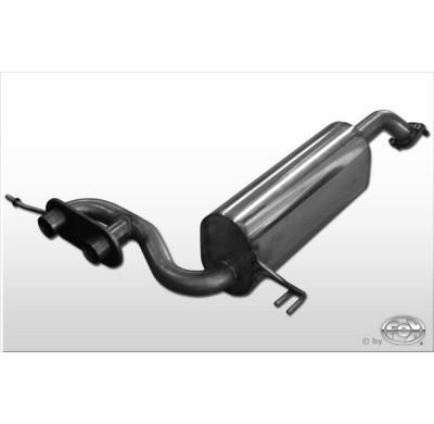 Escape FOX Hyundai Veloster escape final duplex - tail pipe invissible
