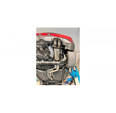 Hyundai I20 N - Escape BC3 Final - 2x90 tipo 14 con borde de color