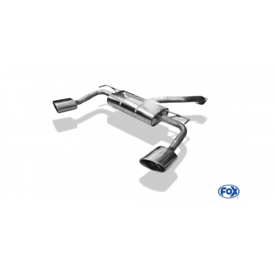 Hyundai Kona 2WD Ironman salida Escape trasero FOX derecha / izquierda - 160x90 tipo 38 derecha / izquierda