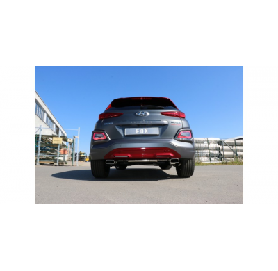 Hyundai Kona 2WD Ironman salida Escape trasero FOX derecha / izquierda - 145x65 tipo 59 derecha / izquierda