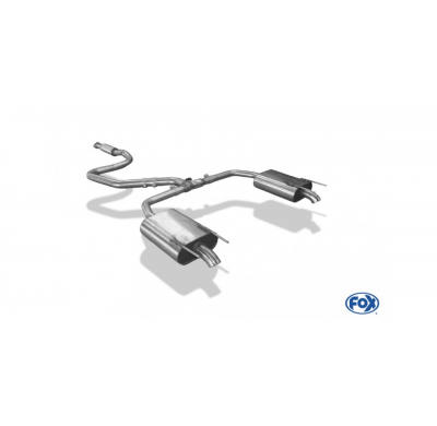 FOX Escape trasero derecha / izquierda - Opel Insignia B - Sports Tourer - tracción delantera Año: 1,6l 147kW