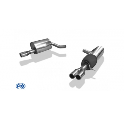 Escape FOX Jaguar S- R escape final duplex &#216;63,5mm - 2x70 12 duplex