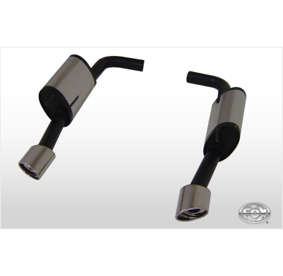 Escape FOX Jaguar XK8/ XKR QEV/ QDV escape final duplex &#216;63,5 - 115x85 38 duplex