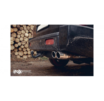 Escape trasero FOX Jeep Grand Cherokee / Commander tipo WH - 2x90 Typ 16