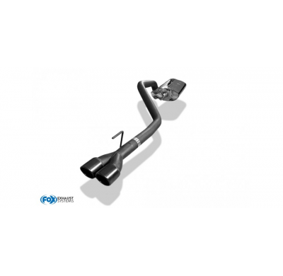 Escape deportivo Jeep Commander Typ WH/ XK - 2x90 Typ 16 recubierto de negro