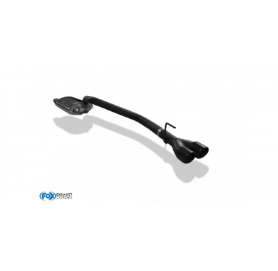 Escape deportivo Jeep Commander Typ WH/ XK - 2x90 Typ 16 recubierto de negro