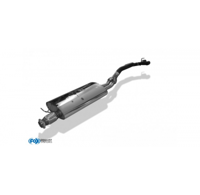 Escape deportivo Jeep Commander Typ WH/ XK - 2x90 Typ 16 recubierto de negro