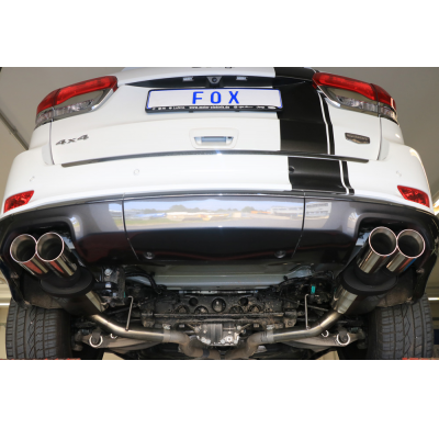 Escape FOX Jeep Grand Cherokee WK II - 5,7l Escape Final Duplex - 2x90 25 dch/izq