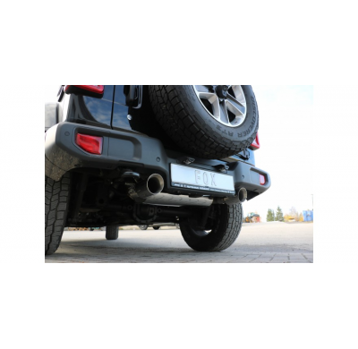 Jeep Wrangler IV - Escape trasero FOX JL salida cruzada derecha / izquierda - 1x100 tipo 25 derecha / izquierda