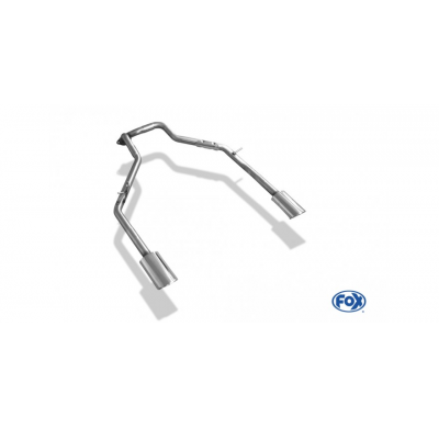 Escape FOX Kia Sorento JC tail pipes right left salida duplex - 115x85 33 duplex