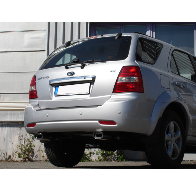 Escape FOX Kia Sorento JC tail pipes right left salida duplex - 135x80 53 duplex