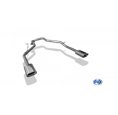 Escape FOX Kia Sorento JC tail pipes right left salida duplex - 135x80 53 duplex