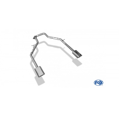 Escape FOX Kia Sorento JC tail pipes right left salida duplex - 135x80 53 duplex