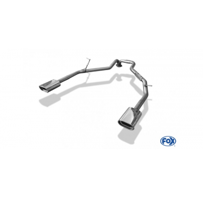 Escape FOX Kia Sorento JC tail pipes right left salida duplex - 135x80 53 duplex