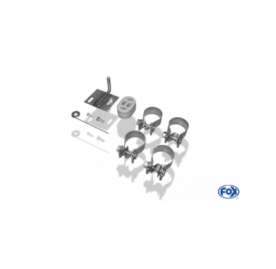 Escape FOX Kia Sorento JC tail pipes right left salida duplex - 115x85 33 duplex