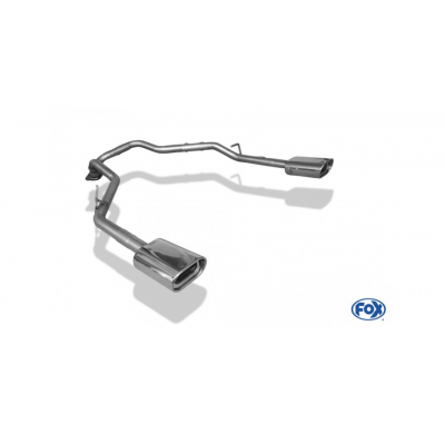 Escape FOX Kia Sorento JC reestyling tail pipes right left salida duplex - 135x80 53 duplex