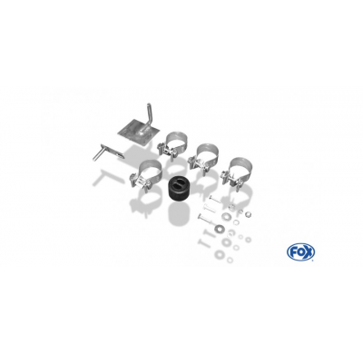 Escape FOX Kia Sorento JC reestyling tail pipes right left salida duplex - 115x85 33 duplex