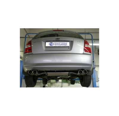 Escape FOX Kia Cerato Schrägheck escape final salida duplex - 2x80 12 duplex