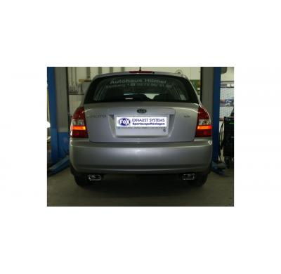 Escape FOX Kia Cerato Schrägheck escape final salida duplex - 135x85 53 duplex