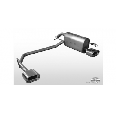 Escape FOX Kia Picanto escape final salida duplex - 135x80 53 duplex