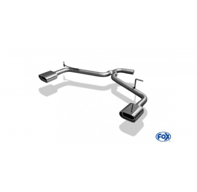 Escape FOX Kia Cee`d tail pipes right left duplex - 135x80 53 duplex