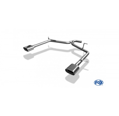 Escape FOX Kia Cee`d station wagon/ Caravan tail pipes right left duplex fitted on the serial escape final - 135x80 53 duplex