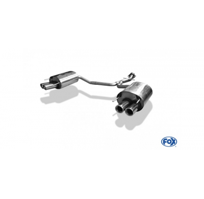 Escape FOX Lexus IS 250 escape final duplex - 2x80 17 duplex - fitted for the original paragolpes