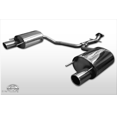 Escape FOX Lexus IS 220 diesel escape final duplex - 1x100 17 duplex - fitted for the original paragolpes