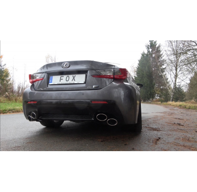 Escape FOX Lexus RC F escape final duplex - 2x115x85 type 38 duplex