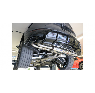 Lamborghini Urus Escape deportivo con válvulas de escape - 2x115x85 tipo 38 derecho/izquierdo revestido de negro