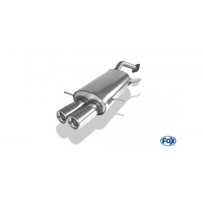 Escape FOX Mazda MX3 EC escape final with tulip and flange - 2x80 13