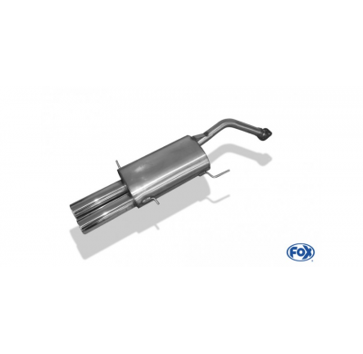 Escape FOX Mazda 323 BG notchback escape final with flange - 2x80 13