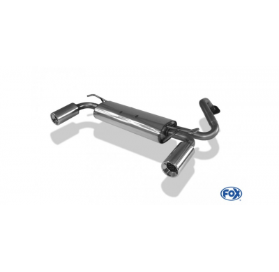 Escape FOX Mazda 323F/323C BA escape final cross salida duplex - 1x90 13 duplex