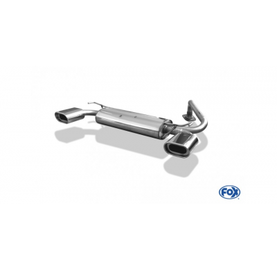 Escape FOX Mazda 323F/323C BA escape final cross salida duplex - 135x80 53 duplex