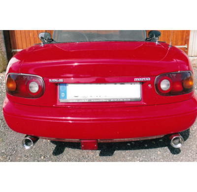 Escape FOX Mazda MX5 NA escape final salida duplex - 1x90 13 duplex