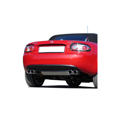 Escape FOX Mazda MX5 NC escape final salida duplex - 2x76 13 duplex - decent sound with certification