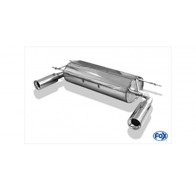 Escape FOX Mazda MX5 NC escape final salida duplex - 1x90 13 duplex - decent sound with certification