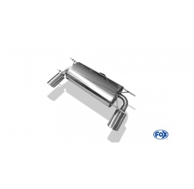 Escape FOX Mazda MX5 NC escape final salida duplex - 115x85 32 duplex - deep sporty sound with part-certification