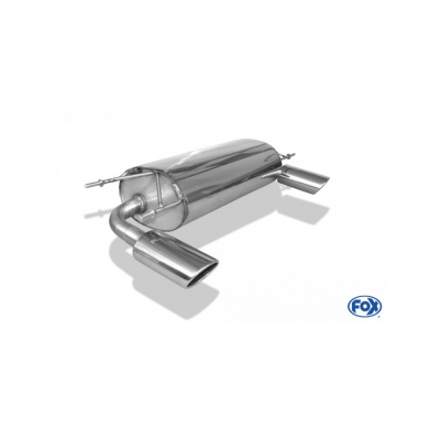 Escape FOX Mazda MX5 NC escape final salida duplex - 115x85 32 duplex - deep sporty sound with part-certification