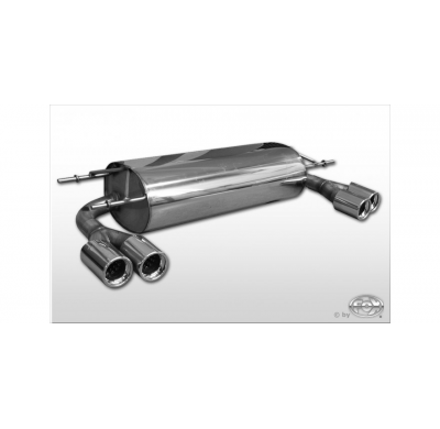 Escape FOX Mazda MX5 NC escape final salida duplex - 2x76 13 duplex - deep sporty sound with part-certification