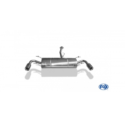 Escape FOX Mazda RX8 escape final cross salida duplex - 1x90 13 duplex