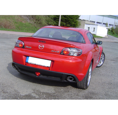 Escape FOX Mazda RX8 escape final cross salida duplex - 115x85 38 duplex