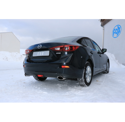 Escape FOX Mazda 3 - BM escape final duplex - sin colas de escapes