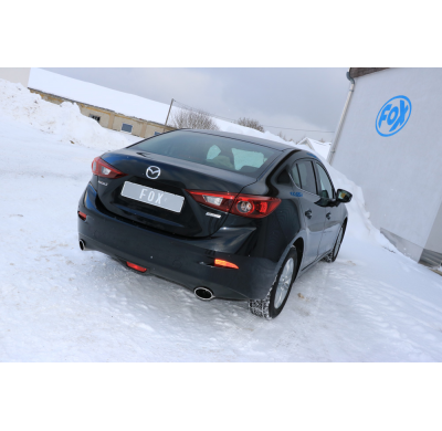 Escape FOX Mazda 3 - BM escape final duplex - sin colas de escapes