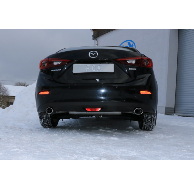 Escape FOX Mazda 3 - BM escape final duplex - sin colas de escapes